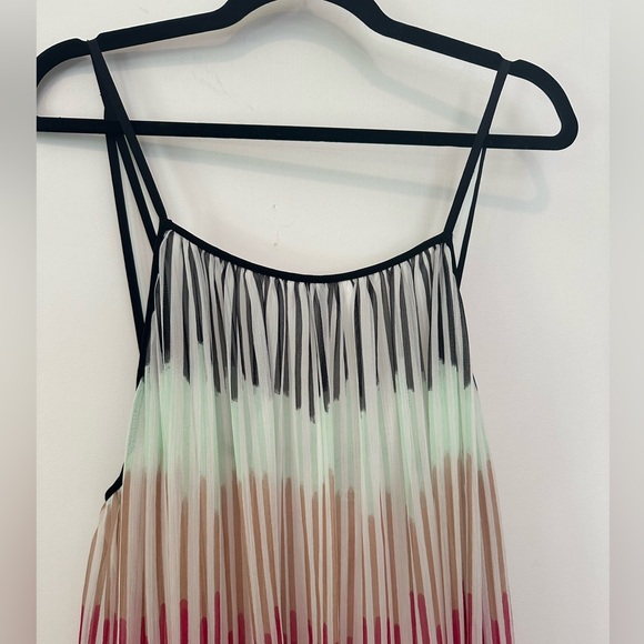 Alice + Olivia striped multi-color pink/black ‘Zuri’ midi/maxi dress - size M - Picture 8 of 10